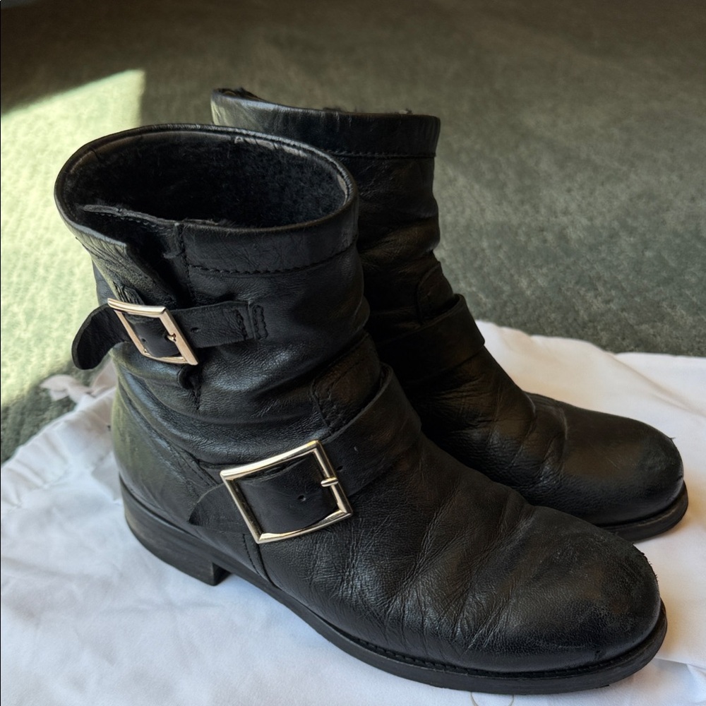 Jimmy Choo Black Ankle Boots